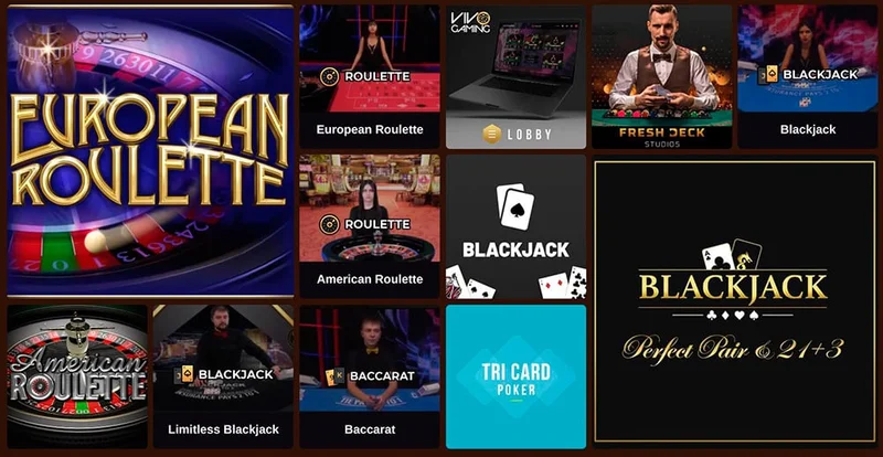Cocoa Casino game selection and interface